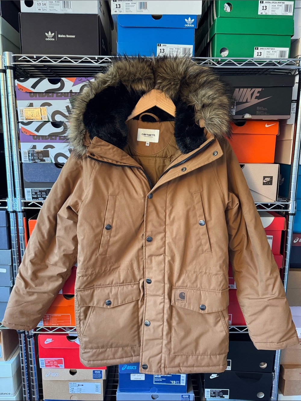 Carhartt Work In Progress Trapper Parka - Hamilton Brown - Women’s Size XS